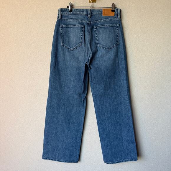 NEW Lafayette 148 Wyckoff High Rise Wide Leg Jeans Size 28 - Picture 3 of 7